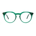 Darcy - Round Green Glasses for Women